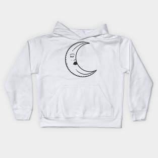 Moon Face Kids Hoodie